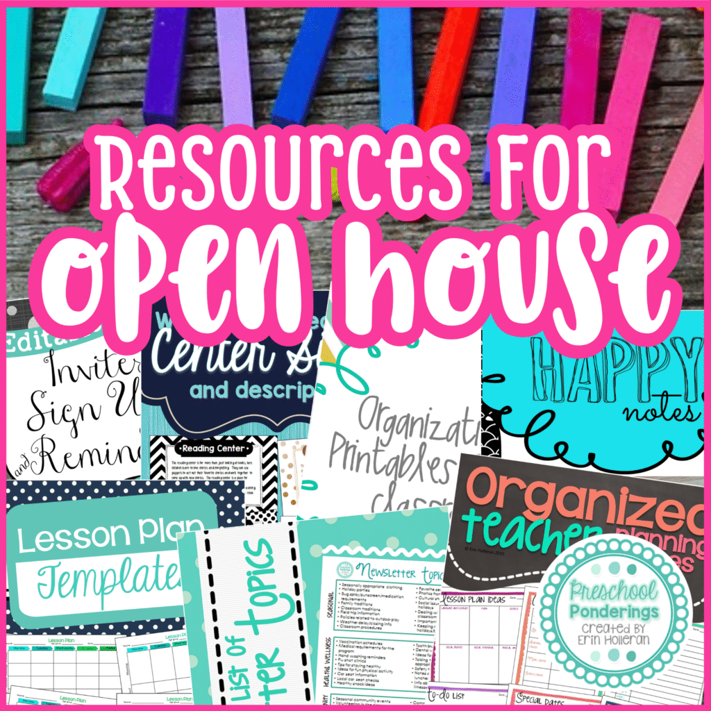 Preschool Teacher Resources