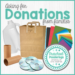 classroom donations