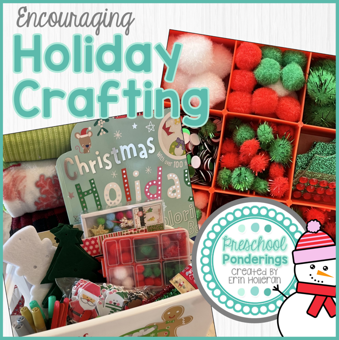 open ended christmas crafting