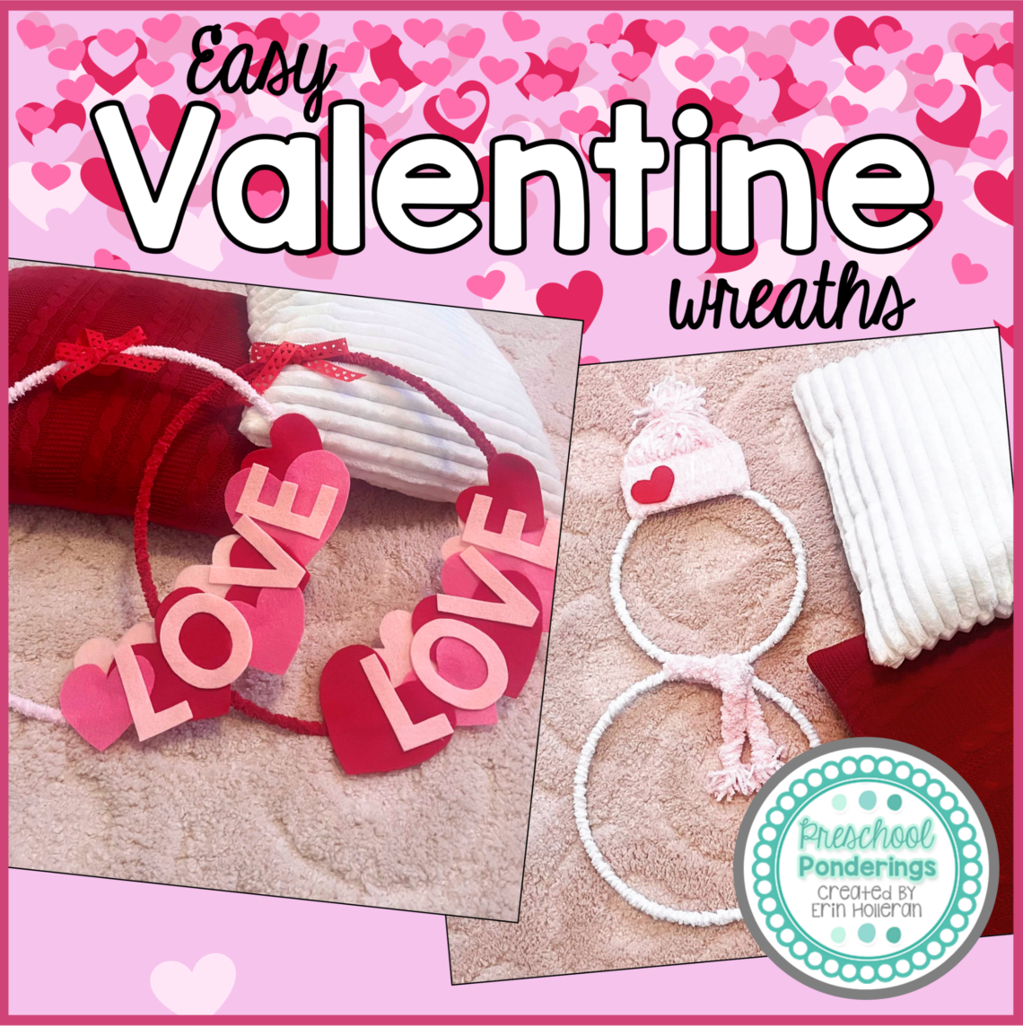 DIY Valentine's wreaths