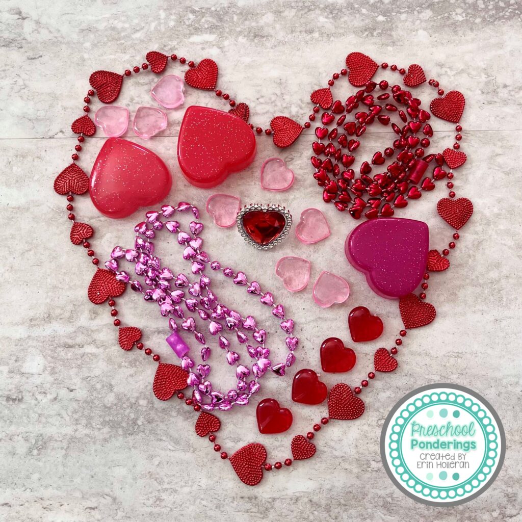 valentine loose parts