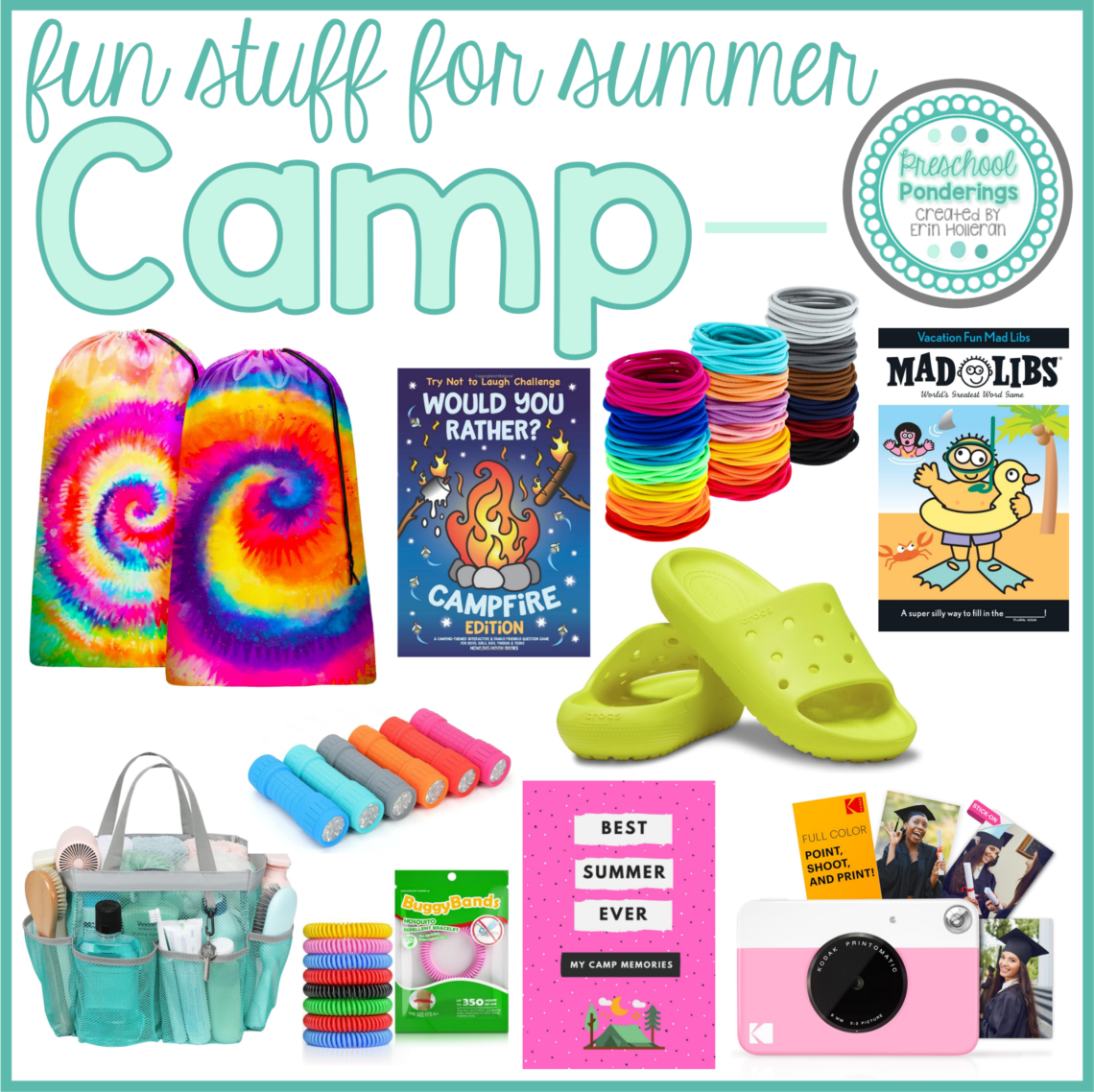summer camp supplies