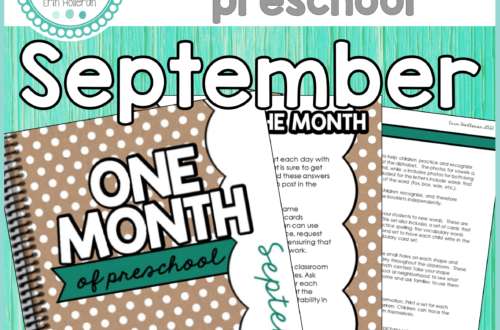 September Preschool lesson plans