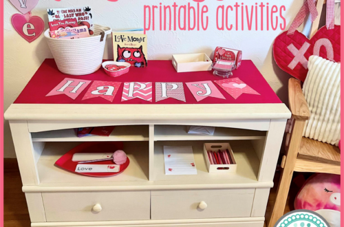 printable preschool Valentine activities