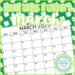 March Preschool Holidays