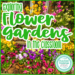 exploring flower gardens with preschoolers
