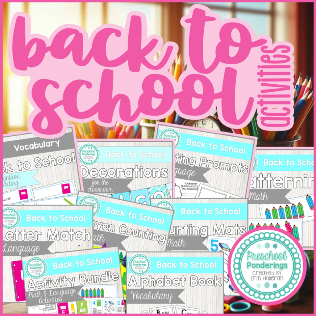 Back to School Activities
