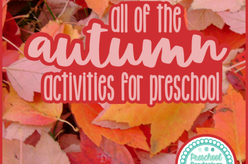 Autumn Preschool Activities