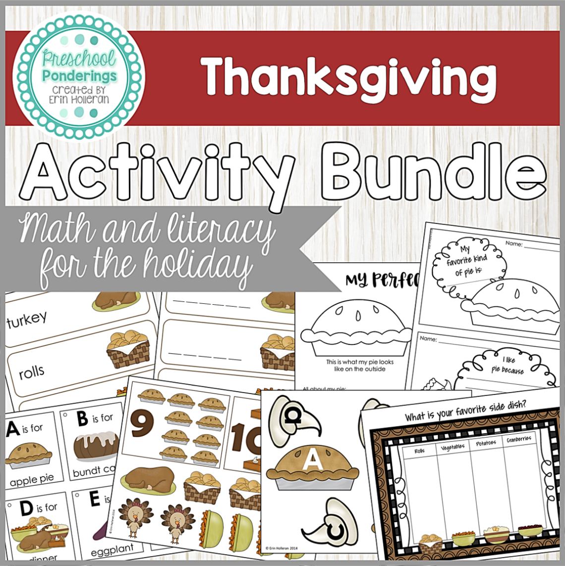 Printable Thanksgiving Preschool Activities - Preschool Thanksgiving