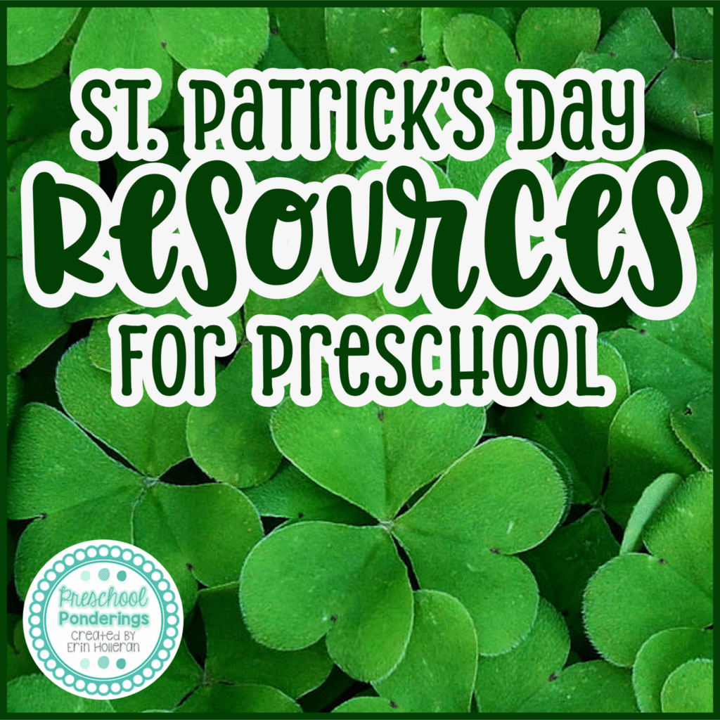 St. Patrick's Day Preschool Activities