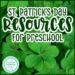 St. Patrick's Day Preschool Activities